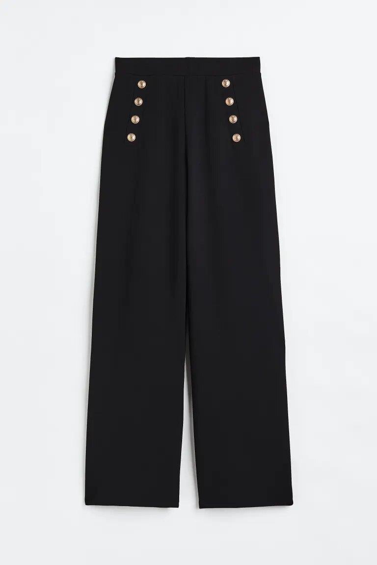 Pantalón de traje negro de H&M, 19,99€