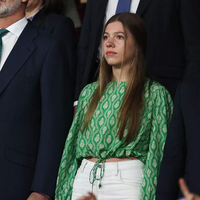 La infanta Sofía en la final de Copa del Rey