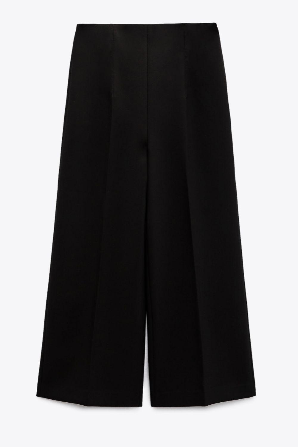 pantalones culotte negros 4